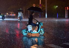 CCTV Issued Rainstorm Yellow Alert