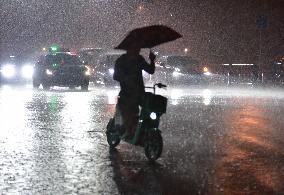 CCTV Issued Rainstorm Yellow Alert