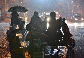 CCTV Issued Rainstorm Yellow Alert