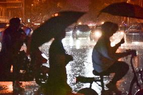 CCTV Issued Rainstorm Yellow Alert