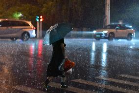 CCTV Issued Rainstorm Yellow Alert