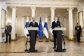 President of Cyprus visiting Finland