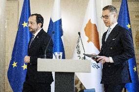 President of Cyprus visiting Finland