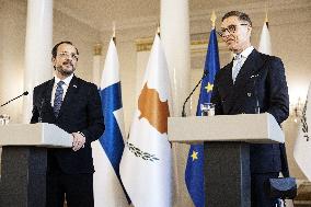 President of Cyprus visiting Finland