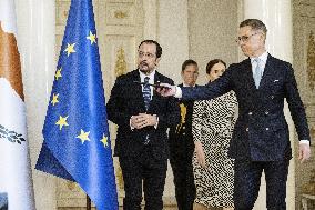 President of Cyprus visiting Finland