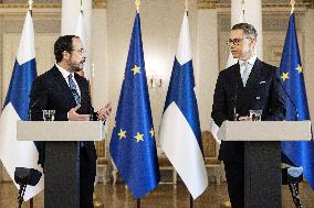 President of Cyprus visiting Finland