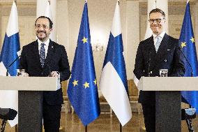President of Cyprus visiting Finland