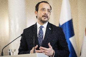 President of Cyprus visiting Finland