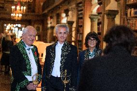Raphael Gaillard Inducted Into The Academie Francaise - Paris