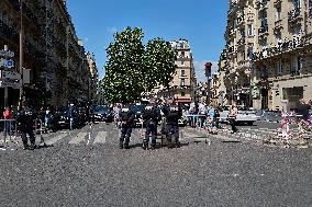 Demonstration By Taxi Drivers - Paris
