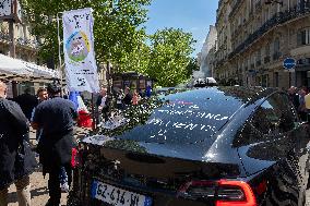 Demonstration By Taxi Drivers - Paris