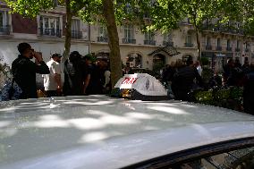 Demonstration By Taxi Drivers - Paris