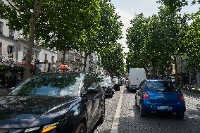 Demonstration By Taxi Drivers - Paris