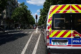 Demonstration By Taxi Drivers - Paris