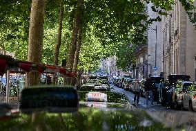 Demonstration By Taxi Drivers - Paris