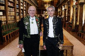 Raphael Gaillard Inducted Into The Academie Francaise - Paris