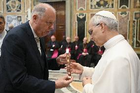 Pope Leo XIV In Private Audience - Vatican