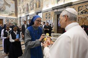 Pope Leo XIV In Private Audience - Vatican