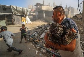 Israeli Airstrike On Jabalia Refugee Camp - Palestine