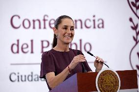 President Claudia Sheinbaum Holds Briefing - Mexico