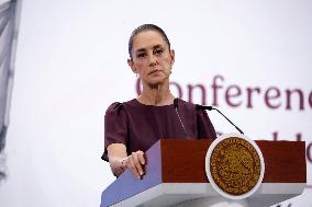 President Claudia Sheinbaum Holds Briefing - Mexico