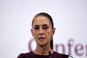 President Claudia Sheinbaum Holds Briefing - Mexico