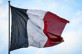France national flag at the Elysee FA