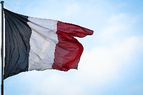 France national flag at the Elysee FA