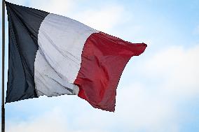 France national flag at the Elysee FA
