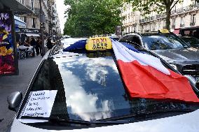 Fourth Day of Taxis Protest - Paris