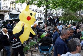 Fourth Day of Taxis Protest - Paris