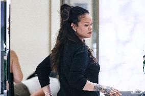 Cannes - Pregnant Rihanna Shopping at Boutique Messika