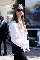Cannes Barabara Palvin leaves Hotel Martinez MP
