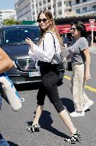 Cannes Barabara Palvin leaves Hotel Martinez MP