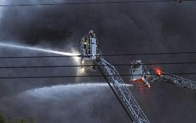 Fire breaks out near Haneda airport