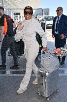 Cannes Taraji P Henson At Nice Airport JR