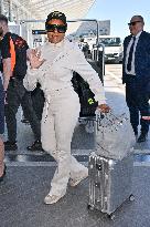 Cannes Taraji P Henson At Nice Airport JR