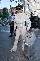 Cannes Taraji P Henson At Nice Airport JR