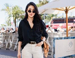 Cannes Faye Peraya Malisorn is spotted at Hotel Martinez MP