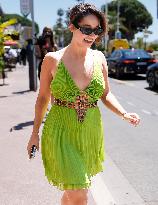Cannes Lena Mahfouf spotted along Croisette MP