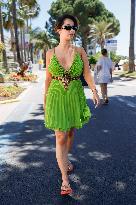 Cannes Lena Mahfouf spotted along Croisette MP