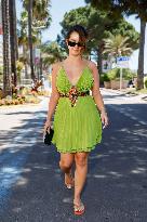 Cannes Lena Mahfouf spotted along Croisette MP