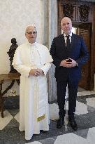 Private Audience - Pope Leo XIV and Bulgarian Prime Minister Zhelyazkov
