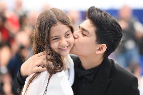Cannes Woman And Child Photocall AM
