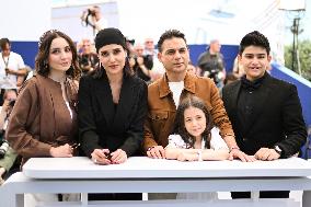 Cannes Woman And Child Photocall AM