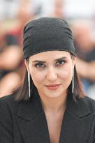 Cannes Woman And Child Photocall AM