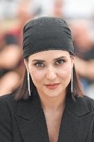 Cannes Woman And Child Photocall AM