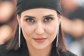 Cannes Woman And Child Photocall AM