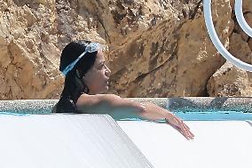 Cannes - Michelle Rodriguez At Eden Roc