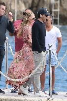 Cannes - Adrien Brody and Georgina Chapman At Eden Roc